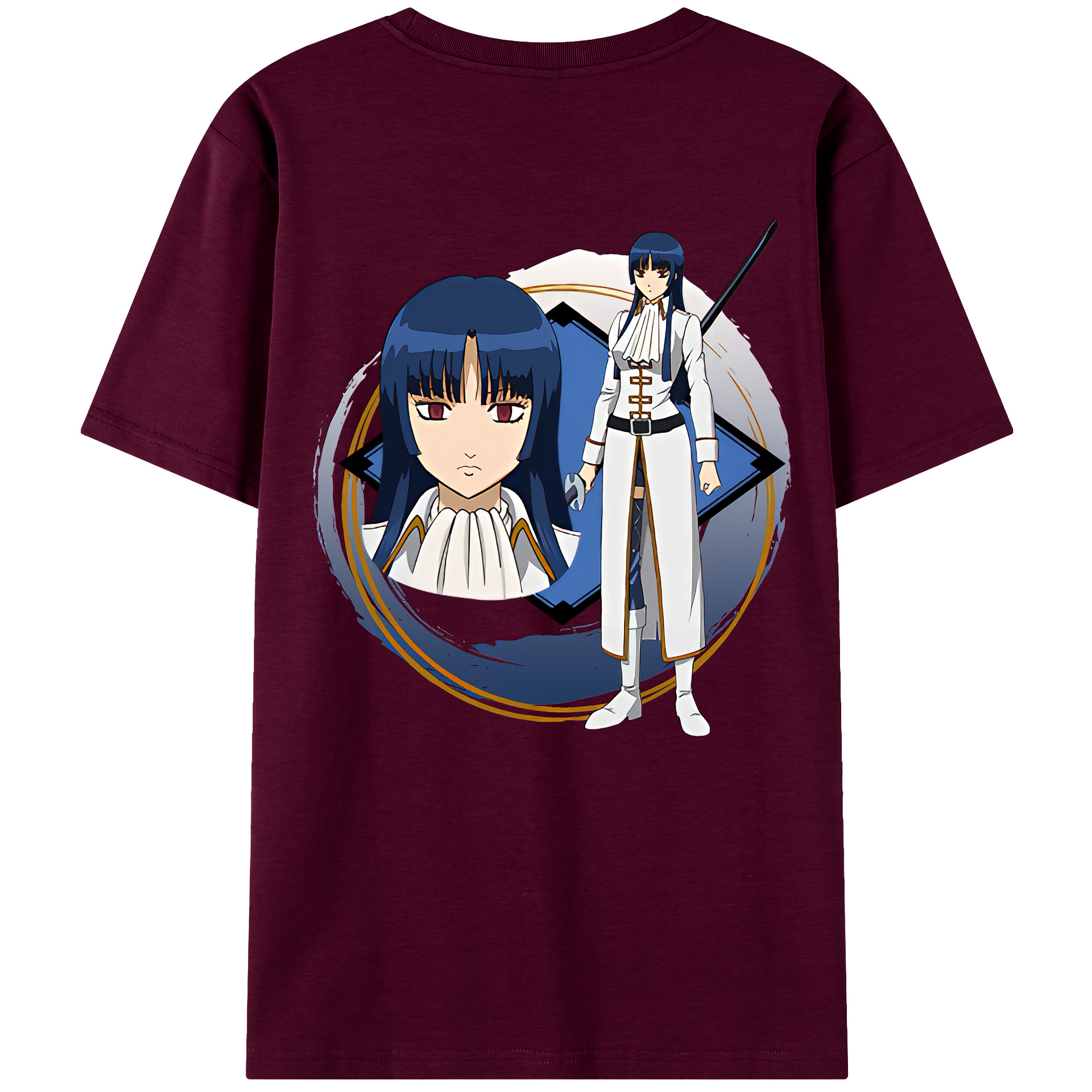 （画像用） ぎんたま 坂田銀時（さかたぎんとき） 神楽 志村新八（しむら しんぱち） GINTAMA Sakata Gintoki Kagura Shimura Shinpachi レディース半袖Tシャツ(バックプリント)
